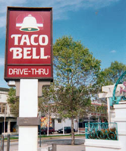 Taco Bell Sign