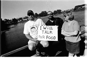 Noel Murphy, Rob Roberts and Helen Meline