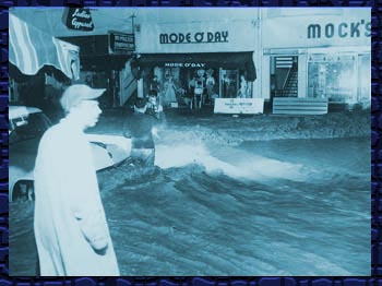 Flooded street