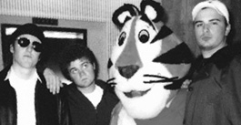 The KZSC 'Sound of Young America' gang with Tony the Tiger