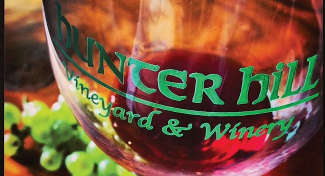 hunter hill winery glass