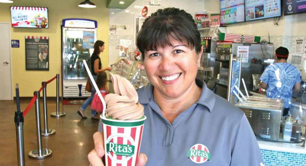 Rita's ice cream