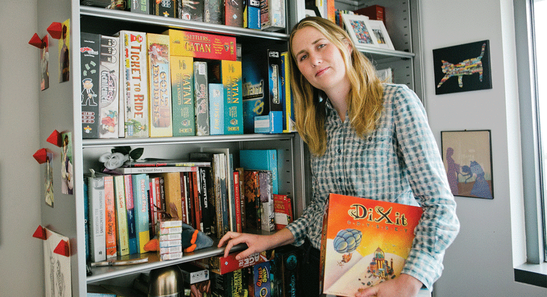 Game designer Elizabeth Swensen