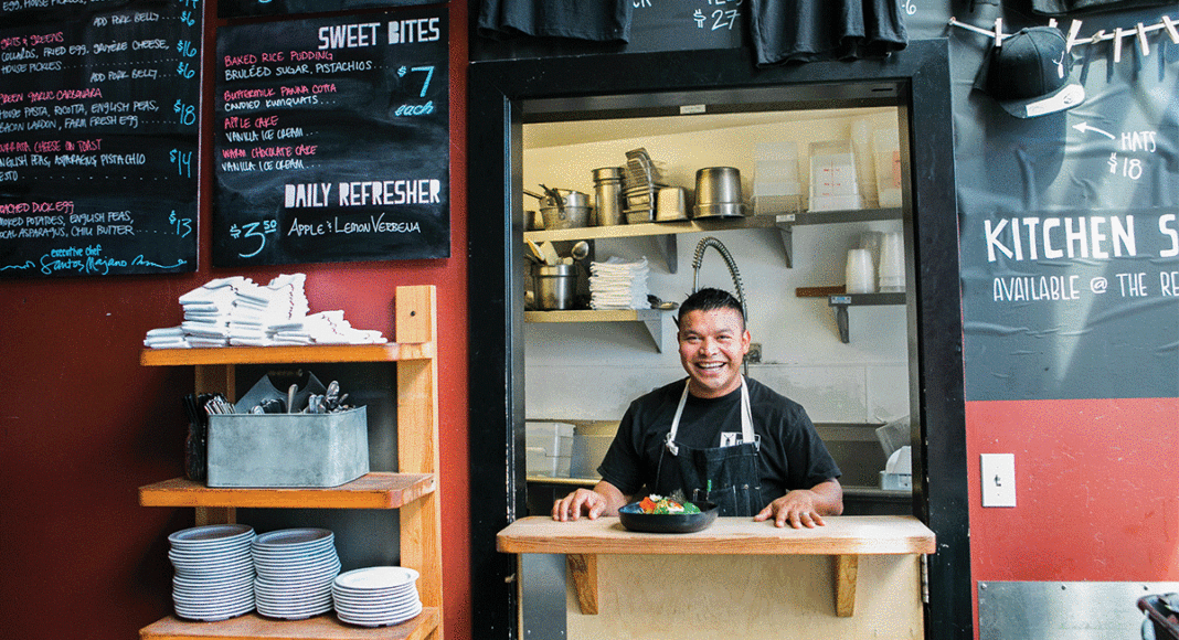 santos majano, owner of the kitchen at the octagon