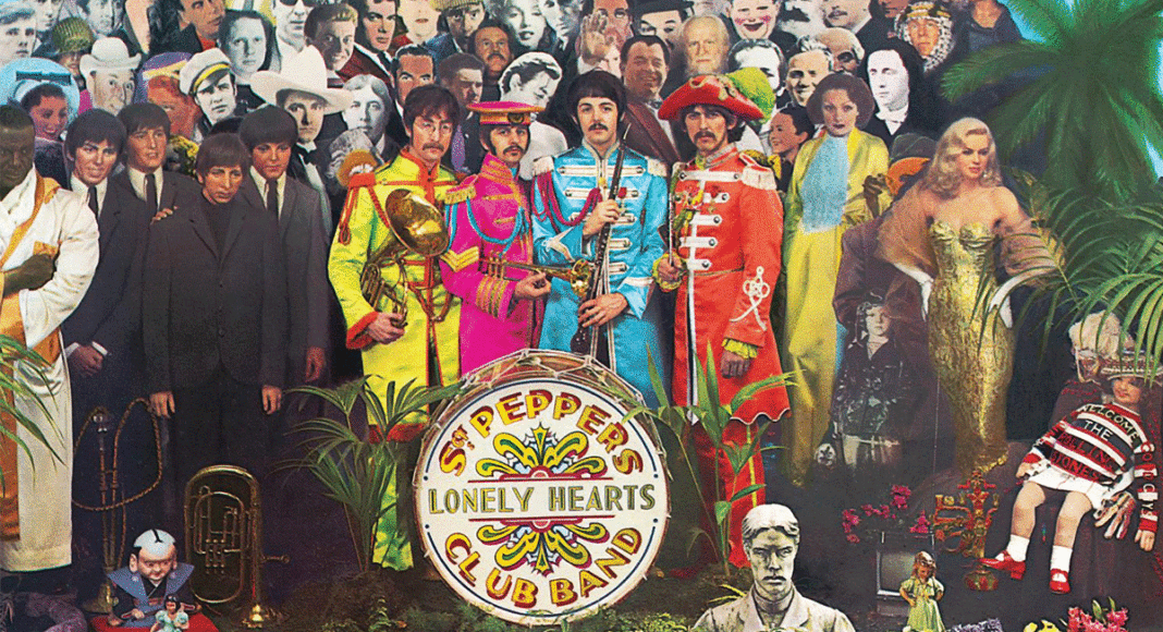 iconic beatles cover sgt pepper lonely hearts club band