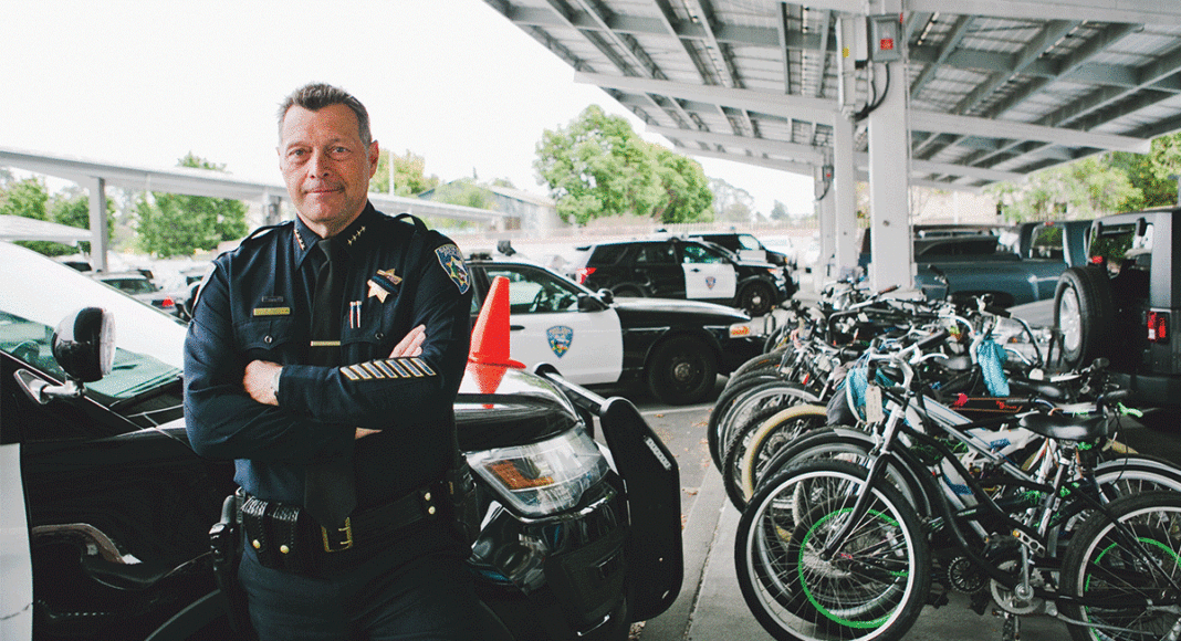 Santa Cruz police chief Andrew Mills
