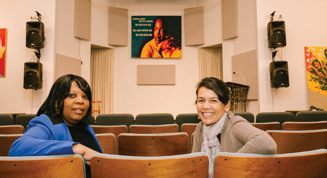 NAACP President Brenda Griffin and Allison Garcia 