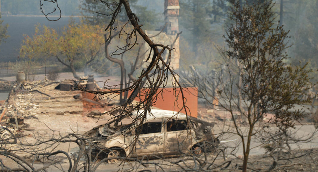 Tubbs Fire early warning system for fires