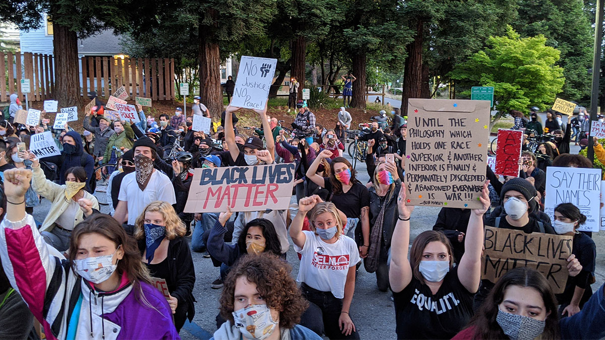 Emotions Run High in Second Straight Night of Protest in Santa Cruz