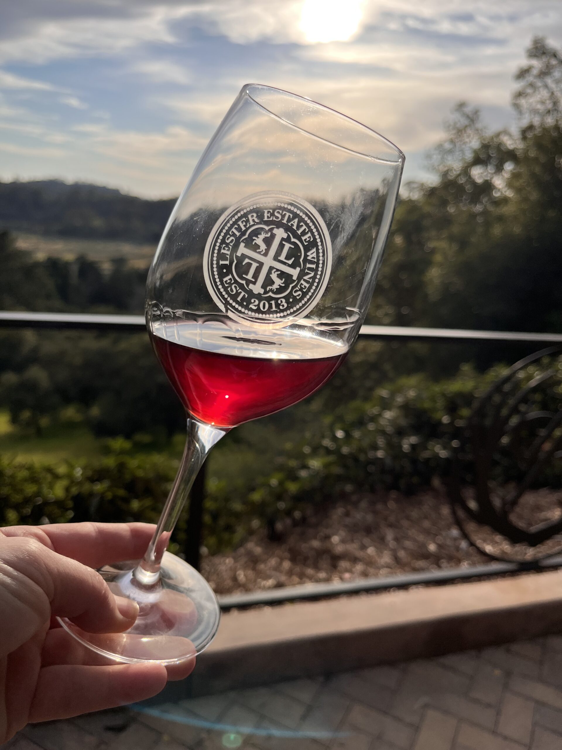Rose Star Wine Glass