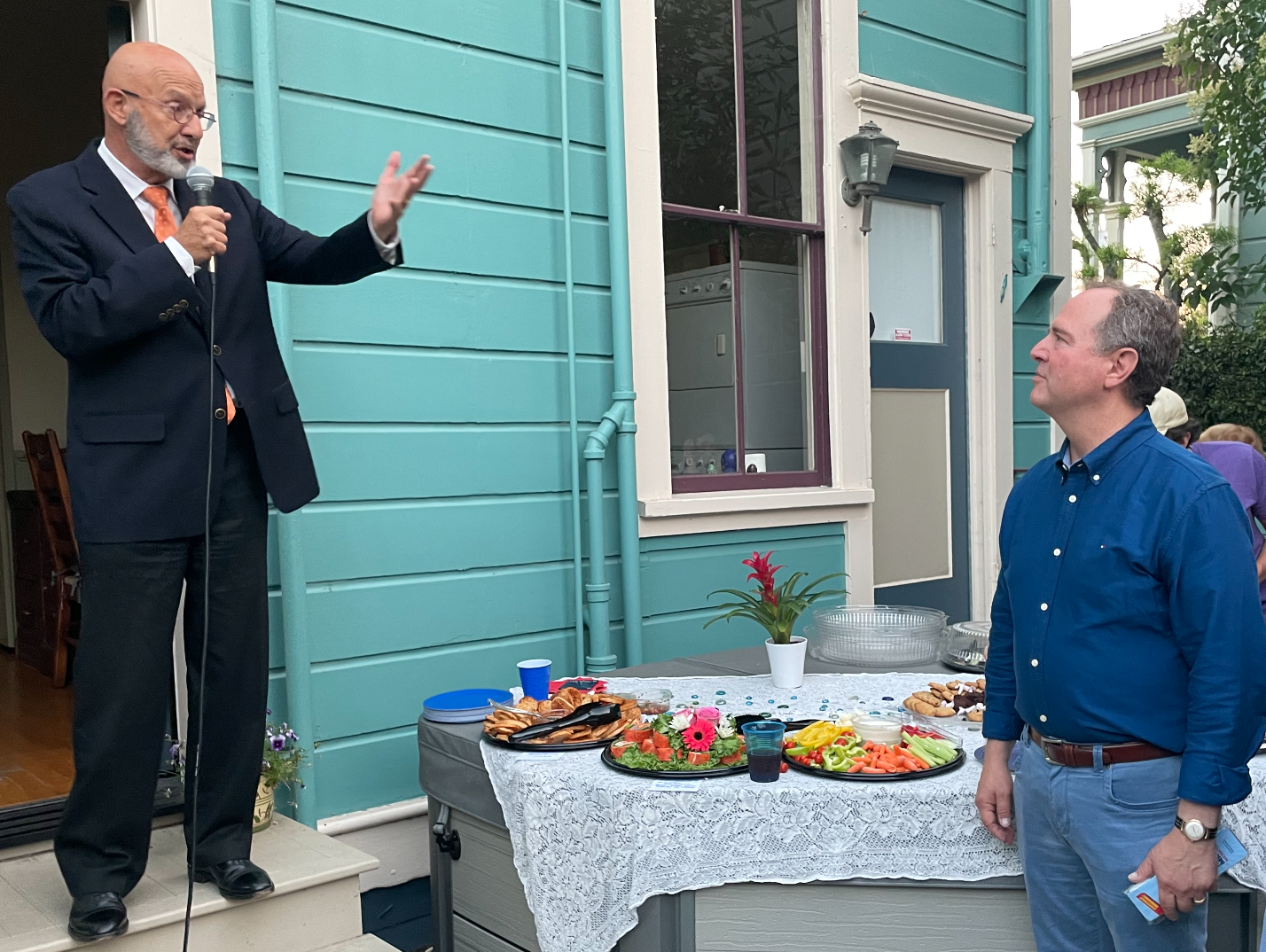 Rep. Adam Schiff Visits Santa Cruz Good Times