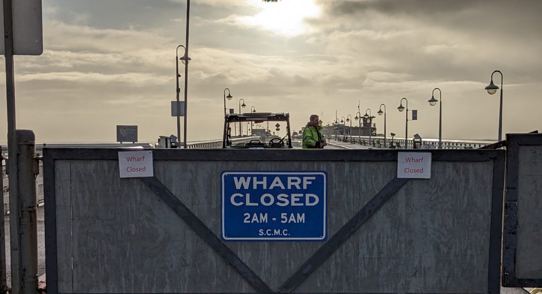 Wharf Closed Again